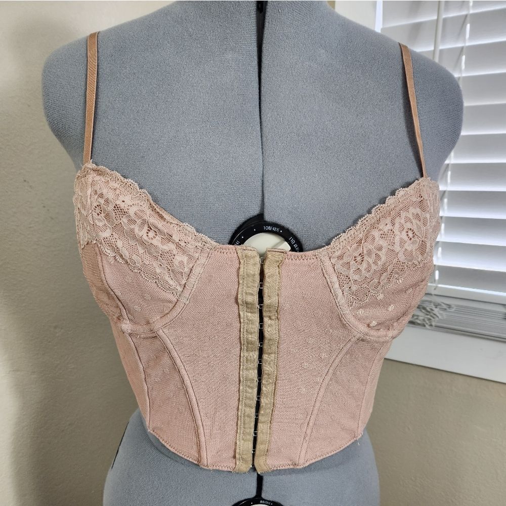 Mina Lisa Corset Size Large NWT Corset Only Polka Dots